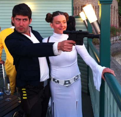 Han Solo Princess Leia costumes for comic con